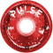 Atom Pulse Glitter Wheels Red 65mm 78A (8 Pack)