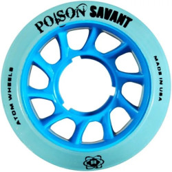 Atom Poison Savant Hybrid Wheels Blue 59x38mm (4 Pack)