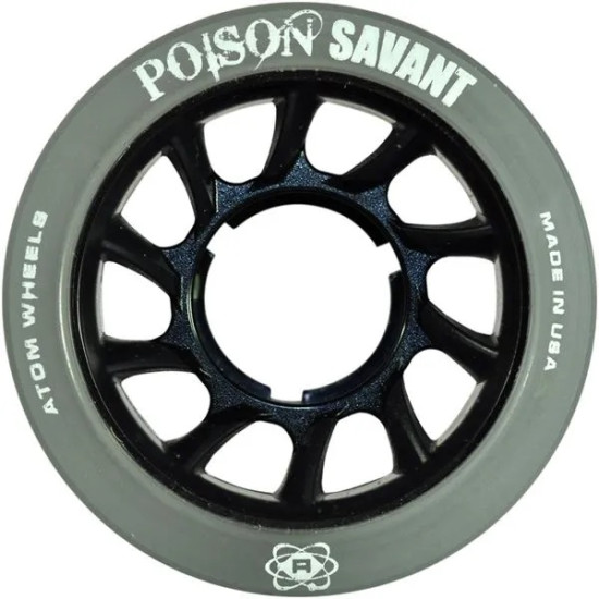 Atom Poison Savant Hybrid Wheels Smoke 59x38mm (4 Pack)