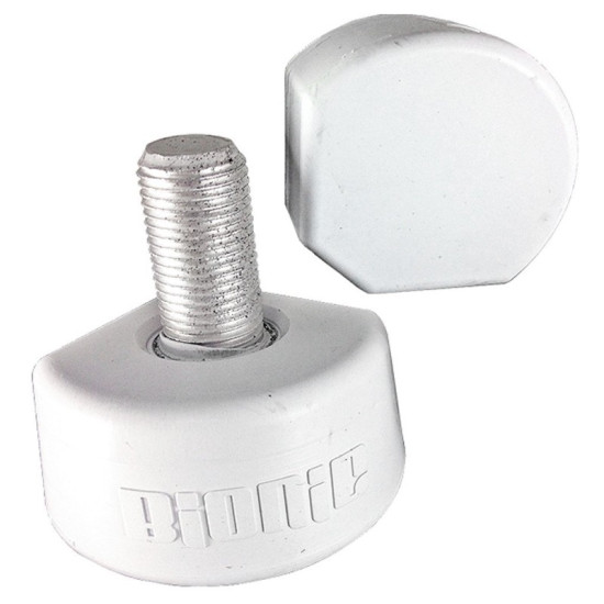 Bionic Bigfoot Stopper White Grip 30mm (Pair)