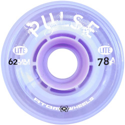 Atom Pulse Lite Wheels Clear Lilac 62mm 78A (4 Pack)