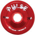 Atom Pulse Wheels Clear Red 65mm 78A (4 Pack)