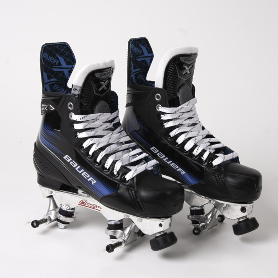 Bauer X Quad Roller Skates - Sure-Grip Avanti/Avenger Plate (No Wheels/Bearings)