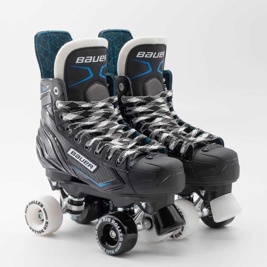 Bauer X-LP Quad Roller Skates - Rio Coaster Wheels (SEE X-LP 2.0 LISTINGS FOR OTHER SIZES)