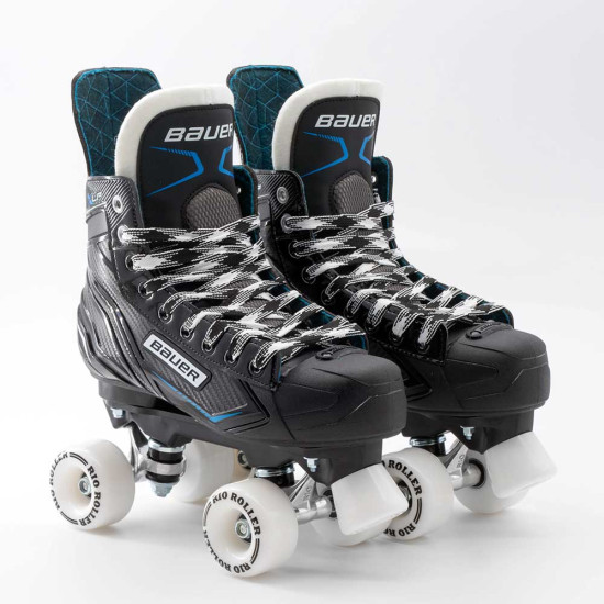 Bauer X-LP Quad Roller Skates - Rio Coaster Wheels (SEE X-LP 2.0 LISTINGS FOR OTHER SIZES)
