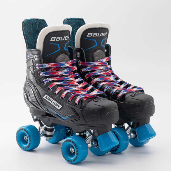 Bauer X-LP Quad Roller Skates - Rio Coaster Wheels (SEE X-LP 2.0 LISTINGS FOR OTHER SIZES)