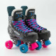 Bauer X-LP Quad Roller Skates - Rio Coaster Wheels (SEE X-LP 2.0 LISTINGS FOR OTHER SIZES)