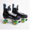 Bauer X-LP Quad Roller Skates  - Custom Sure-Grip Avanti/Avenger Plate  (SEE X-LP 2.0 LISTINGS FOR OTHER SIZES)