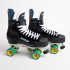 Bauer X-LP Quad Roller Skates  - Custom Sure-Grip Avanti/Avenger Plate  (SEE X-LP 2.0 LISTINGS FOR OTHER SIZES)