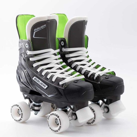 Bauer X-LS Quad Roller Skates - Rio Coaster Wheels (SEE X-LS 2.0 LISTINGS FOR OTHER SIZES)