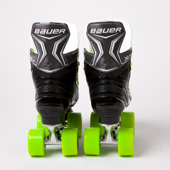 Bauer X-LS Quad Roller Skates - Custom Super X Plate