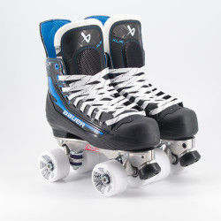 Bauer X-LP 2.0 Quad Roller Skates  - Custom Sure-Grip Avanti/Avenger Plate