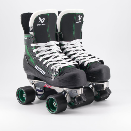 Bauer X-LS Quad Roller Skates - Custom - Sure-Grip Avanti/Avenger Plate  (SEE X-LS 2.0 LISTINGS FOR OTHER SIZES)