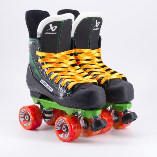 Bauer X-LS 2.0 Quad Roller Skates - Custom Rock Plate