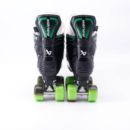 Bauer X-LS 2.0 Quad Roller Skates - Sims Street Snake Wheels 