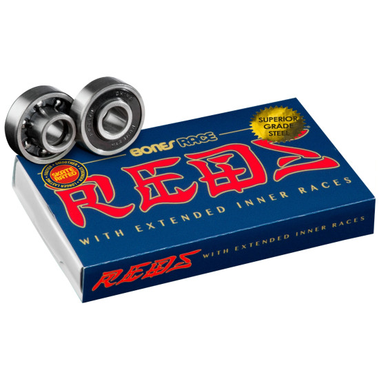 Bones Race Reds Bearings 8mm (Pack of 8)