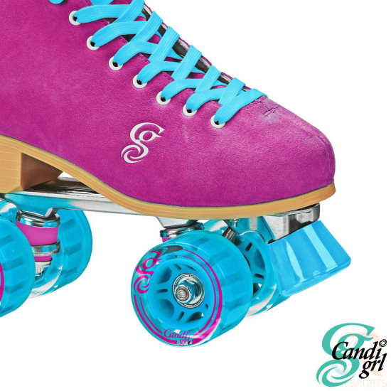 Candi Grl Carlin Quad Roller Skates - Berry