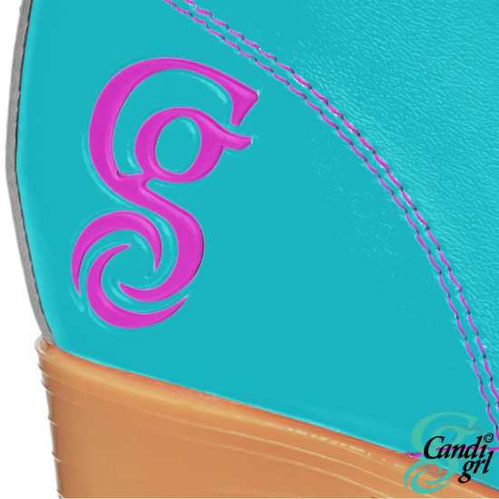 Candi Grl Sabina Roller Skates - Mint/Purple