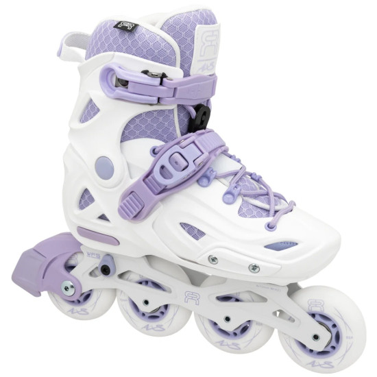 FR AXS Adjustable Junior Inline Roller Skates Purple/White