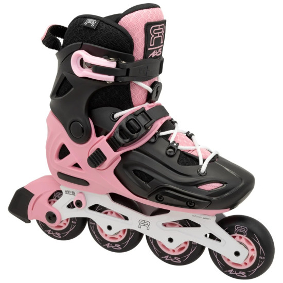 FR AXS Adjustable Junior Inline Roller Skates Pink