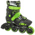 FR EZX Adjustable In-Line Skates - Black / Lime