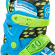 FR EZX Adjustable In-Line Skates - Blue / Lime