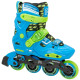 FR EZX Adjustable In-Line Skates - Blue / Lime