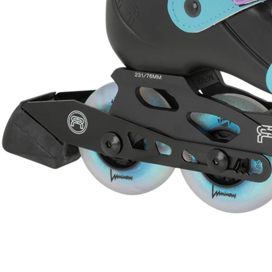 FR Junior Adjustable Inline Roller Skates - Luminous Black Pearl 