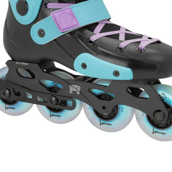 FR Junior Adjustable Inline Roller Skates - Luminous Black Pearl 