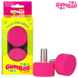 Gumball Toe Stops 5/8" Long 30mm Cherry 75A (pair)