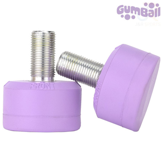 Gumball Toe Stops 5/8" Long 30mm Grape 83A (pair)
