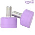 Gumball Toe Stops 5/8" Long 30mm Grape 83A (pair)