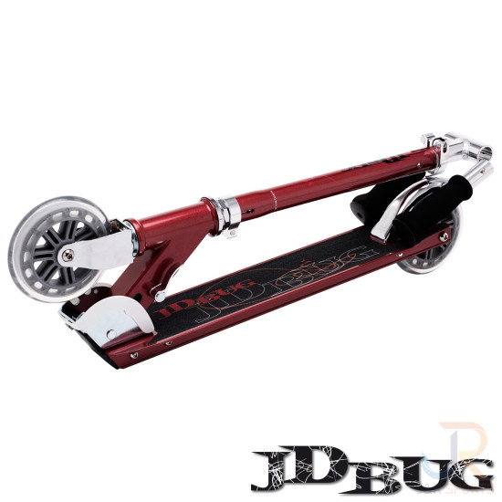 JD Bug Classic Street 120 Series Scooter - Red Glow Pearl