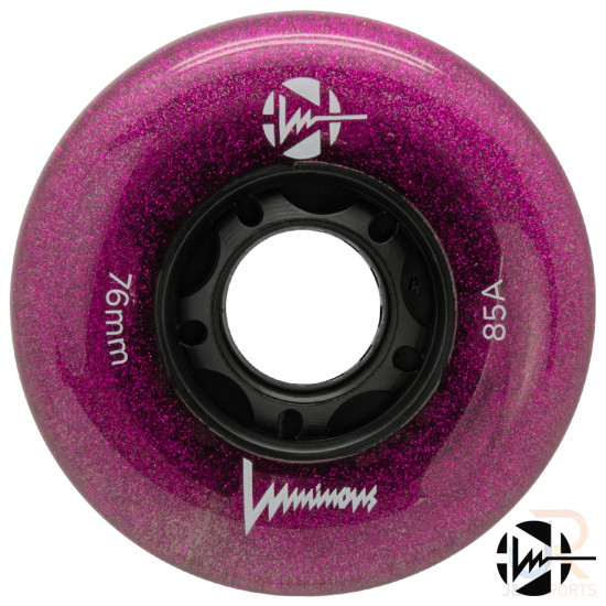 Luminous LED Light Up Inline Skate Wheels 80mm 