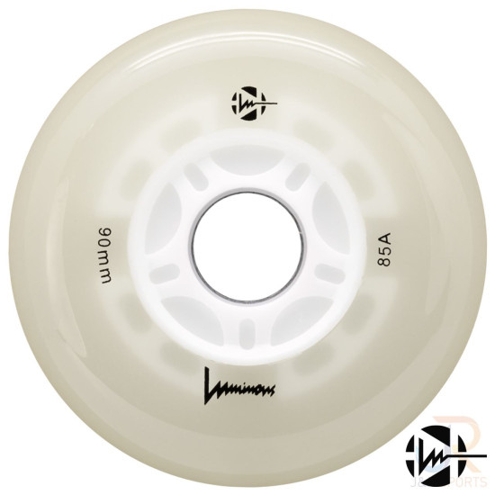 Luminous LED Light Up Inline Skate Wheels 90mm 