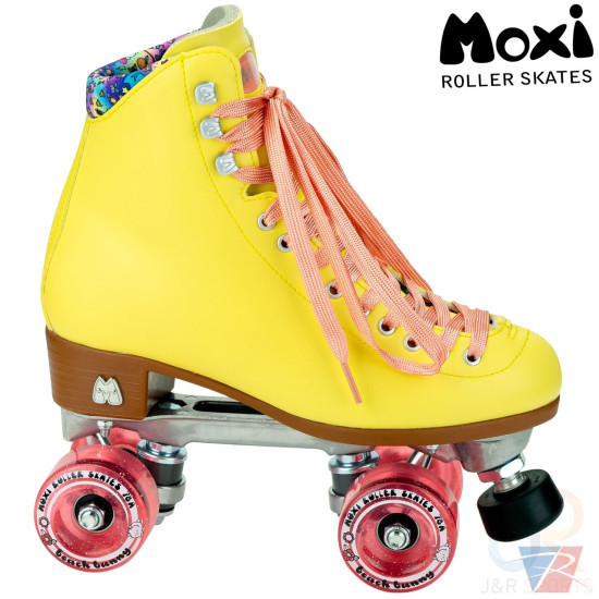 Moxi Beach Bunny Quad Roller Skates - Strawberry Lemonade