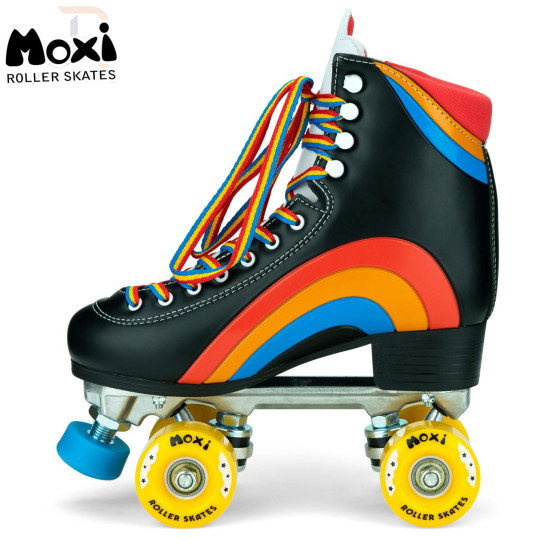 Moxi Rainbow Rider Quad Skates - Black