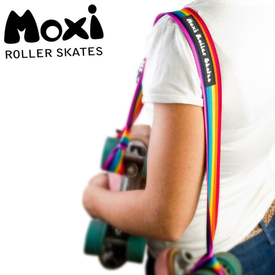 Moxi Skate Leash Strap Rainbow