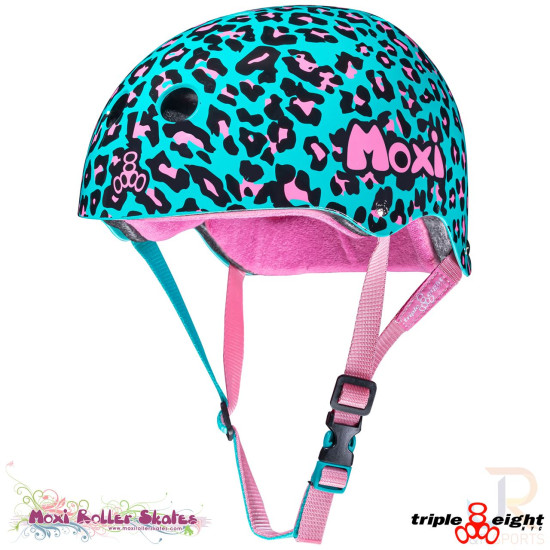 Triple 8 Cert SweatSaver Helmet - Moxi Leopard