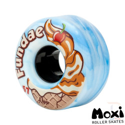 Moxi Fundae Roller Skate Wheels - Birthday Cake 57mm 92a (Pack of 4)