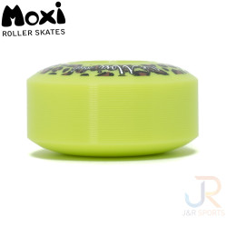 Moxi Trick Park Wheels Lime Green Leopard 55mm 97a (Pack of 4)
