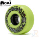 Moxi Trick Park Wheels Lime Green Leopard 55mm 97a (Pack of 4)
