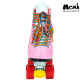 Moxi Rainbow Rider Quad Skates - Bubblegum Pink