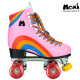 Moxi Rainbow Rider Quad Skates - Bubblegum Pink