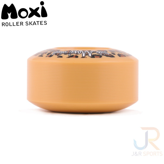 Moxi Trick Park Wheels Tan/Cream Leopard 55mm 97a (Pack of 4)