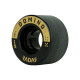 Radar Domino Indoor Dance Wheels Black/Gold  50mm 101A (Pack of 4)