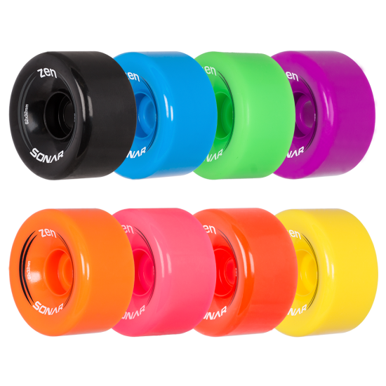 Radar Sonar Zen Outdoor Wheels 62mm 85A (Pack of 4)