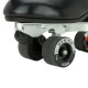Radar Domino Indoor Dance Wheels Black/Silver 50mm 98A (Pack of 4)
