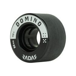 Radar Domino Indoor Dance Wheels Black/Silver 50mm 98A (Pack of 4)