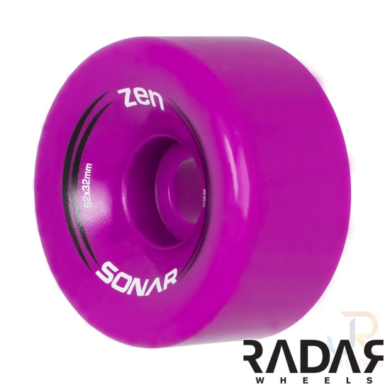 Radar Sonar Zen Outdoor Wheels 62mm 85A (Pack of 4)